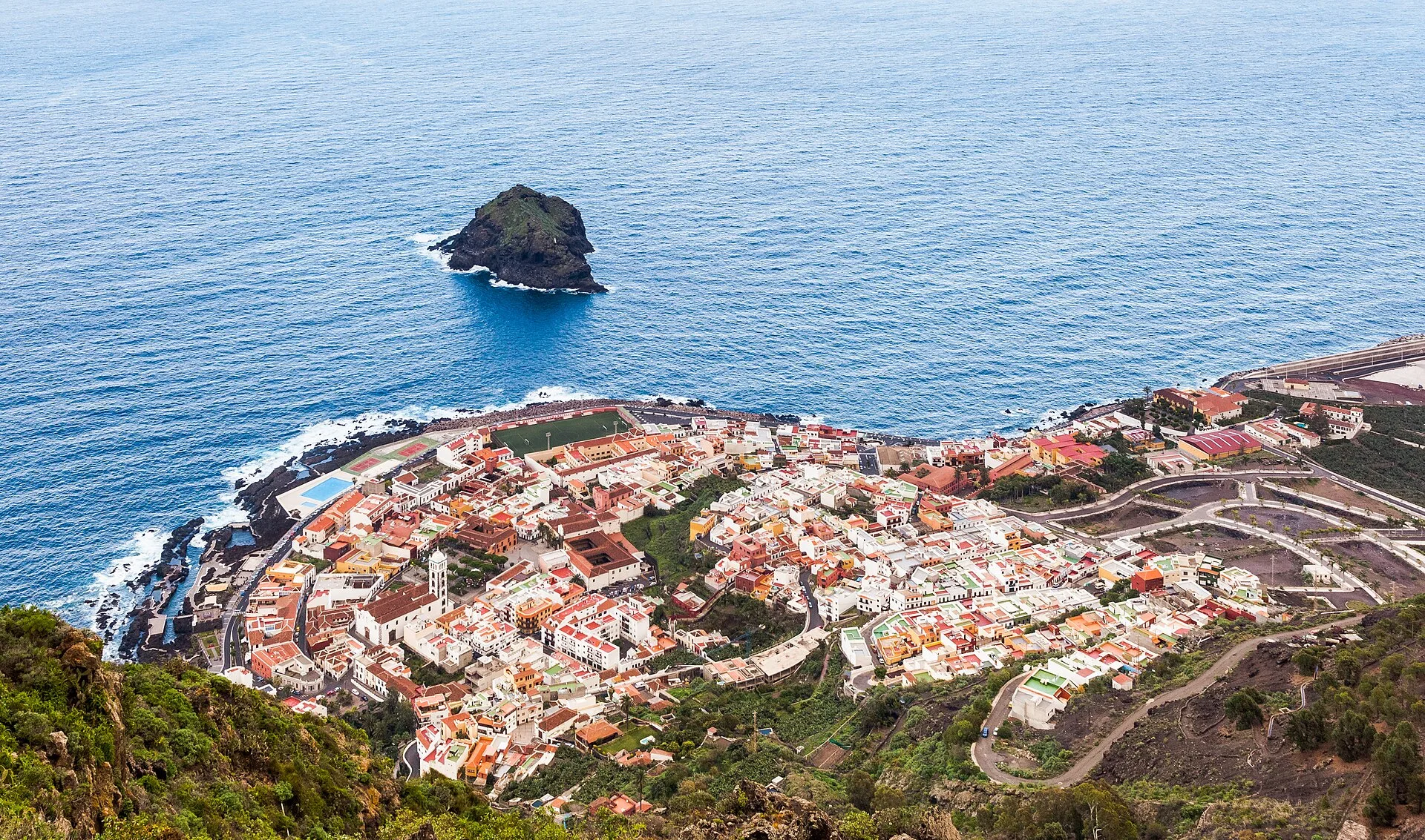 View of Garachico, Tenerife, Spain